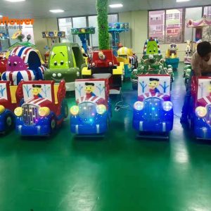Coin operated fiberglass happy children amusement machines kiddie ride car
