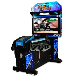 INDOOR SIMULATOR SHOOTING GAME TWO PLAYERS COIN OPERATED GAME MACHINE