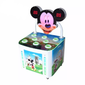 HAPPY MICKEY FOR KIDS AND ADULT COIN OPERATED MICKEY HITTING HAMMER GAME MACHINE