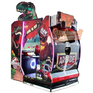 COIN OPERATED GAME MACHINE JURASSIC PARK ARCADE GAME INDOOR SHOOTING VIDEO GAMES