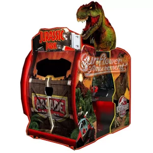 COIN OPERATED GAME MACHINE JURASSIC PARK ARCADE GAME INDOOR SHOOTING VIDEO GAMES
